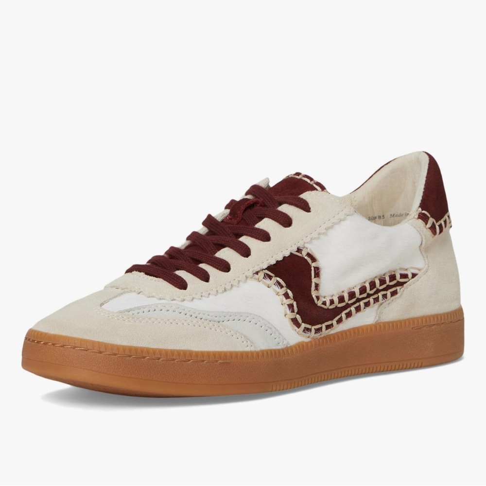 Stylish Cream and Brown Sneakers - Dolce Vita
